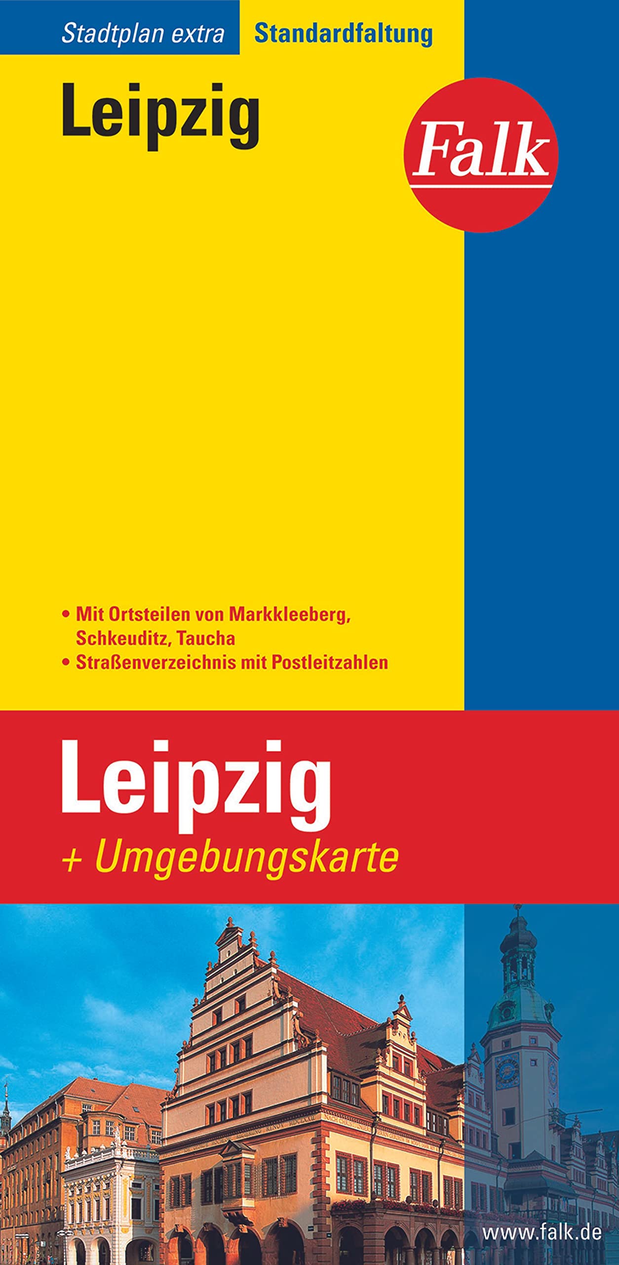 Falk Stadtplan Extra Standardfaltung Leipzig Leisure, Home & Garden Books