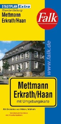 Falk Stadtplan Extra Standardfaltung Mettmann / Erkrath / Haan: Mit Ortsteilen von Hilden und Wülfrath. Mit Umgebungskte., Straßenverz. u. Postleitzahlen Leisure, Home & Garden