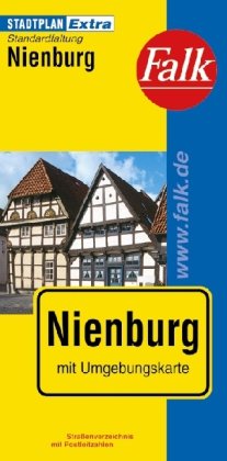 Falk Stadtplan Extra Standardfaltung Nienburg Leisure, Home & Garden