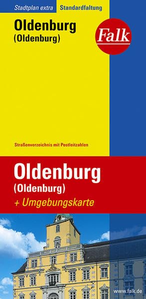 Falk Stadtplan Extra Standardfaltung  Oldenburg (Oldenburg) Leisure, Home & Garden Books