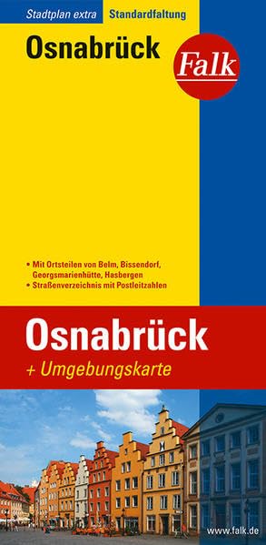 Falk Stadtplan Extra Standardfaltung Osnabrück Leisure, Home & Garden