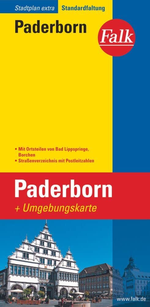 Falk Stadtplan Extra Paderborn 1:20 000 Leisure, Home & Garden