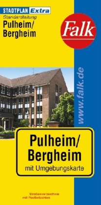 Falk Stadtplan Extra Standardfaltung Pulheim / Bergheim: Mit Umgebungskarte. Straßenverz. m. Postleitzahlen Maps & Plans