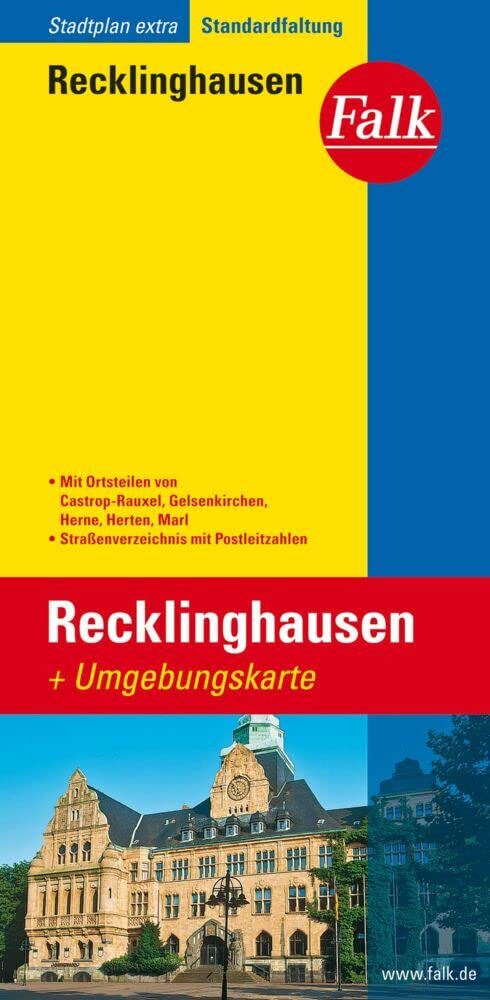Falk Stadtplan Extra Recklinghausen 1:20 000 Leisure, Home & Garden