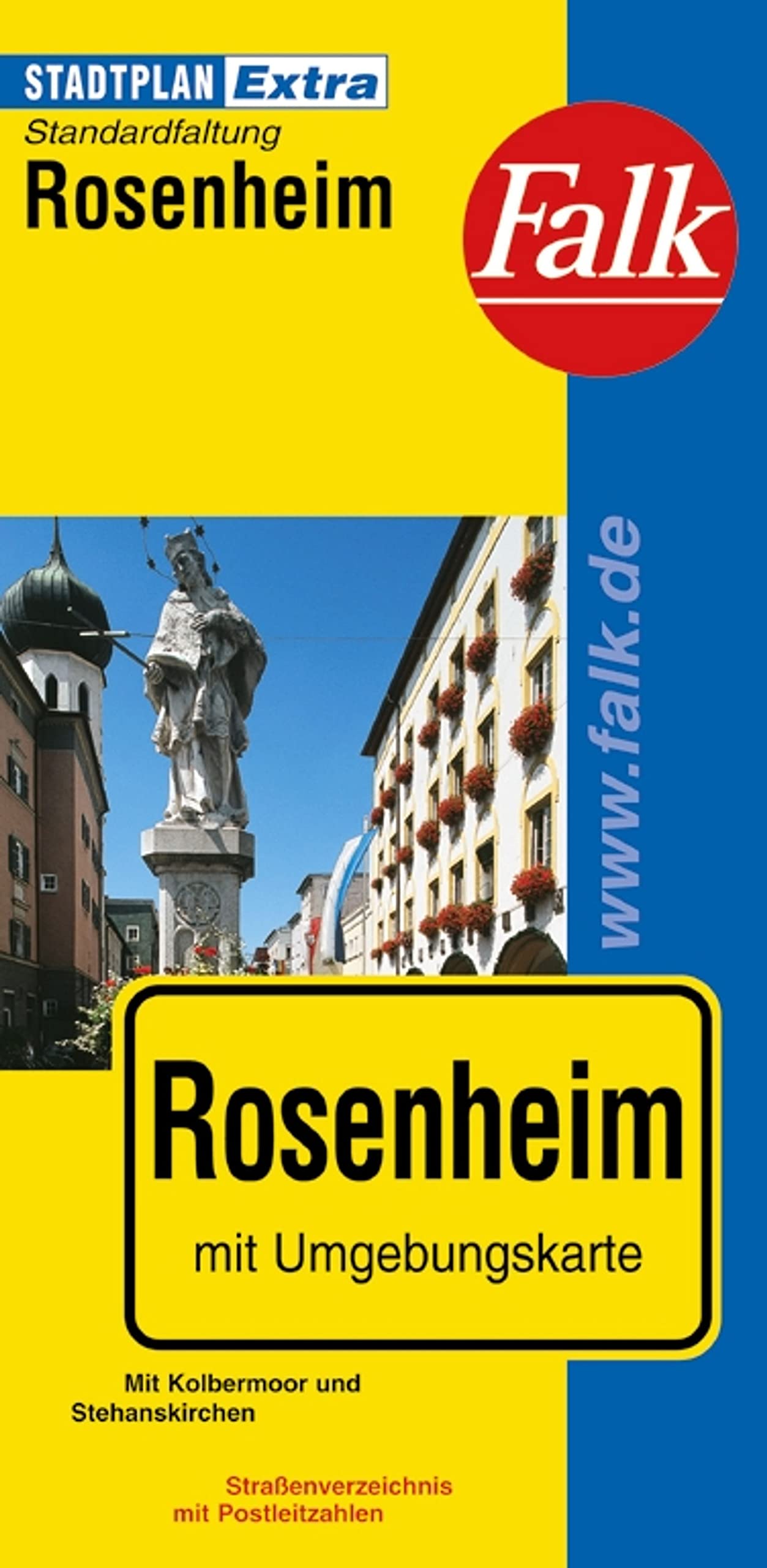 Falk Stadtplan Extra Standardfaltung Rosenheim Leisure, Home & Garden