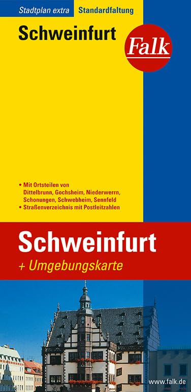 Falk Stadtplan Extra Standardfaltung Schweinfurt Leisure, Home & Garden