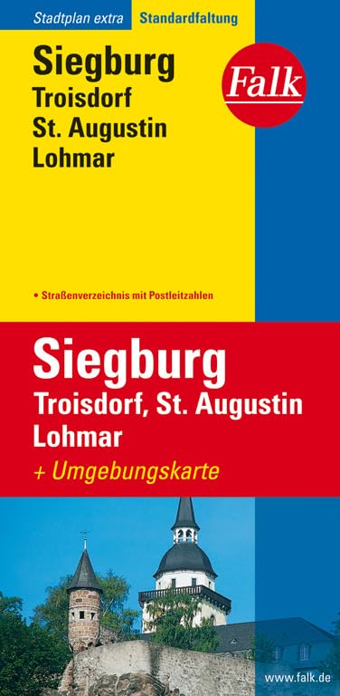 Falk Stadtplan Extra Standardfaltung Siegburg / Troisdorf / St.Augustin / Lohmar Leisure, Home & Garden