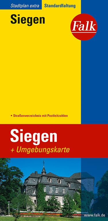 Falk Stadtplan Extra Standardfaltung Siegen 1 : 17 000 Leisure, Home & Garden