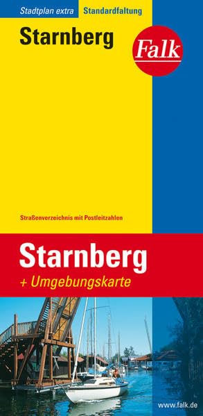 Falk Stadtplan Extra Standardfaltung Starnberg 1 : 17 000 Leisure, Home & Garden