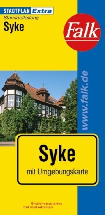 Falk Stadtplan Extra Standardfaltung Syke: Mit Umgebungskarte. Straßenverz. m. Postleitzahlen Maps & Plans