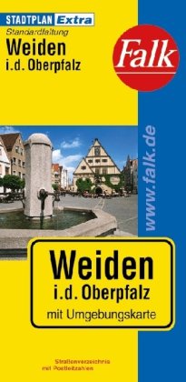 Falk Stadtplan Extra Standardfaltung Weiden in der Oberpfalz Maps & Plans