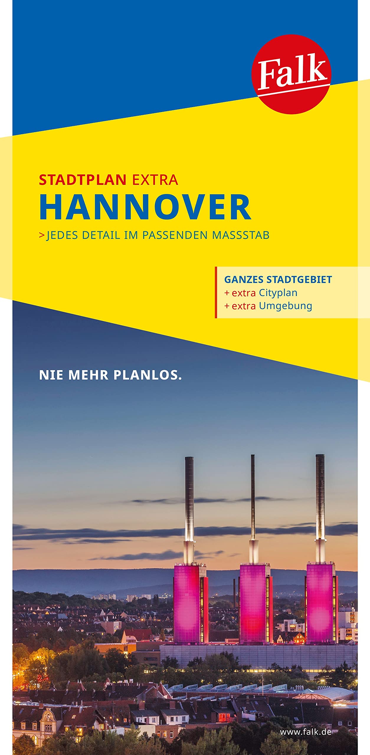 Falk Stadtplan Extra Hannover 1:20.000: mit Ortsteilen von Garbsen, Hemmingen, Isernhagen, Laatzen, Langenhagen book