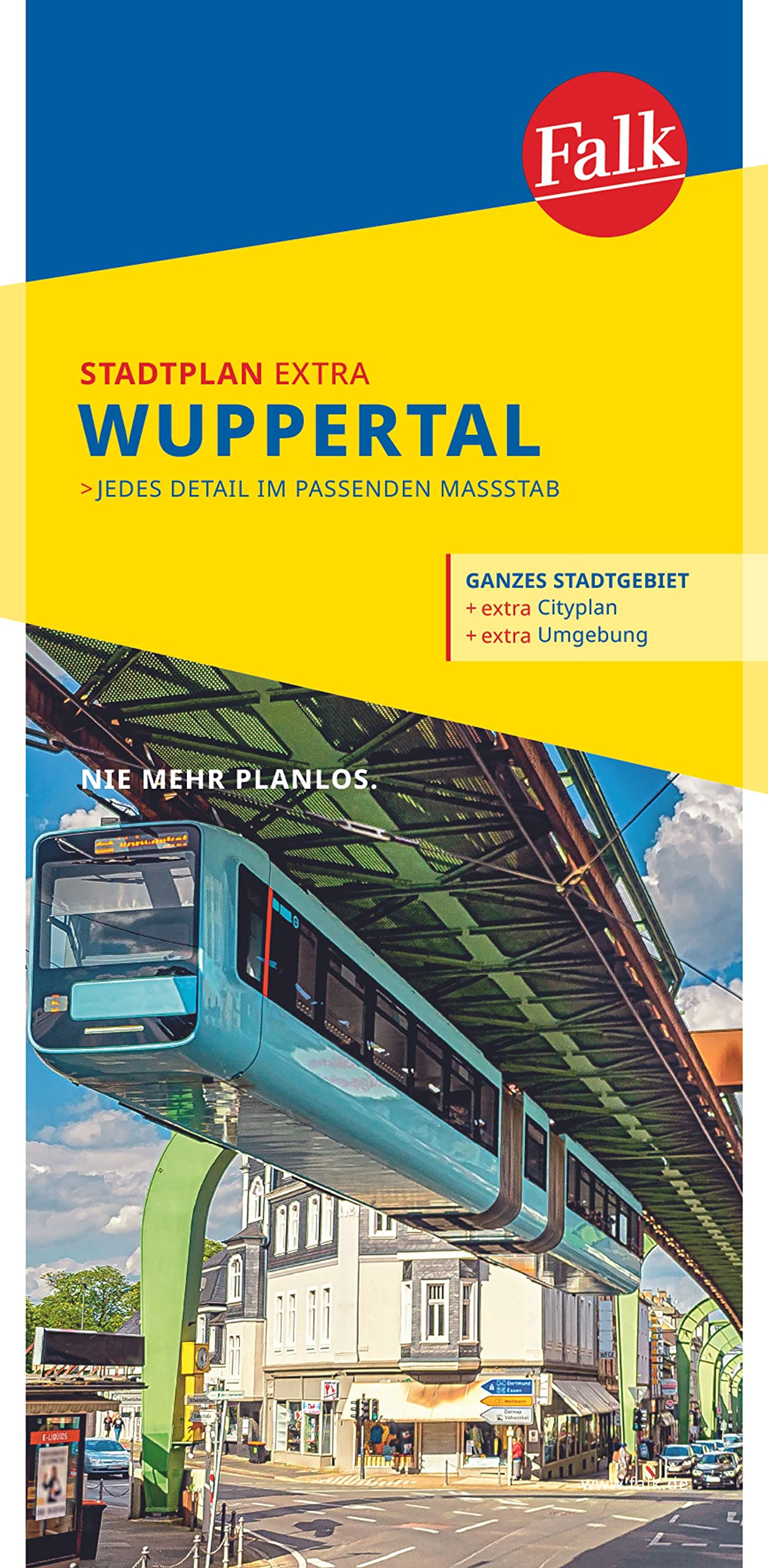 Falk Stadtplan Extra Wuppertal 1:20.000: mit Ortsteilen von Haan, Remscheid, Solingen, Schwelm, Wülfrath book
