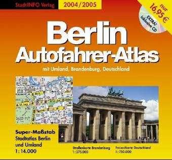 Berlin Autofahrer- Atlas 2002/2003 1 : 14 000. Sonderausgabe Maps & Plans