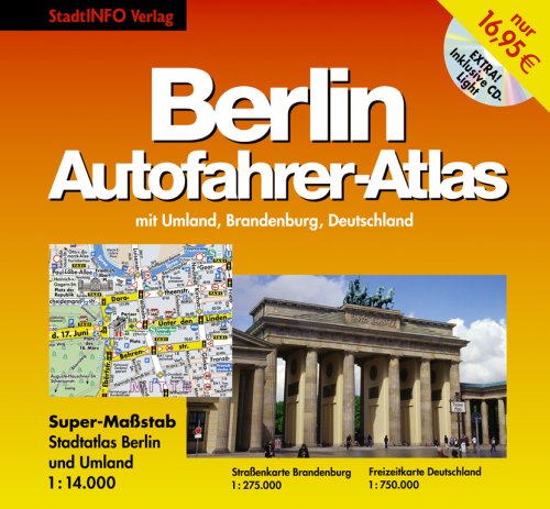 Berlin Autofahrer-Atlas: Mit Umland, Brandenburg, Deutschland Maps & Plans