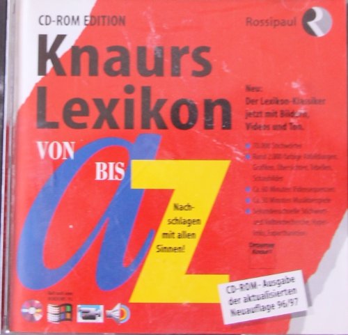 Knaurs Lexikon von A bis Z. CD Case. CD- ROM für Windows ab 3.1/95 Learning & Reference