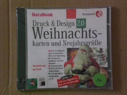 Druck und Design 2.0. Weihnachtskarten und Neujahrsgrüße. CD- ROM für Windows ab 3.1/95 Film, Art & Culture