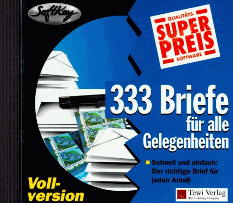 Superpreis 333 Briefe für alle Gelegenheiten. CD- ROM für Windows 3.1x/95/98. Schnell und einfach: Der richtige Brief für jeden Anlaß Essays & Short Stories