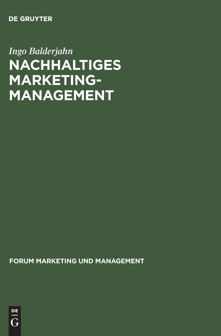 Nachhaltiges Marketing-Management Law