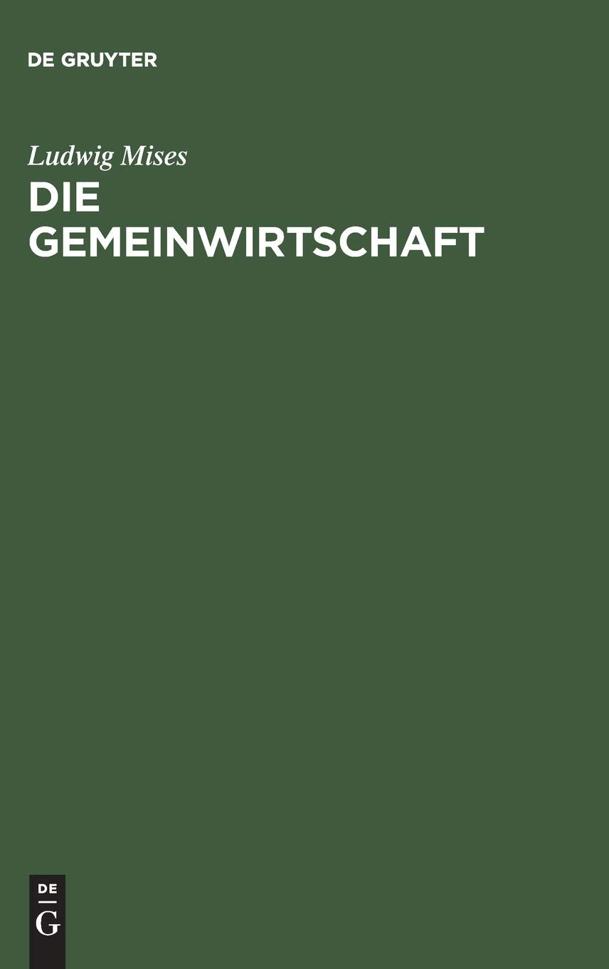 Product Image: Die Gemeinwirtschaft