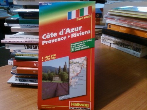 Côte d'Azur /Provence /Riviera: Mit Orts- und Namensverzeichnis. 1:200000 /1:600000: Mit Detailkte., Transitpln., Index (Road Map) Leisure, Home & Garden