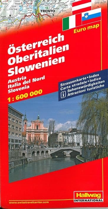 Autriche - Haute Italie - Slovénie : 1/600 000 book