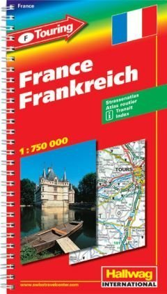 Hallwag Strassenatlanten, Frankreich, F Touring: Transit, Index (Euro Atlas S.) Leisure, Home & Garden