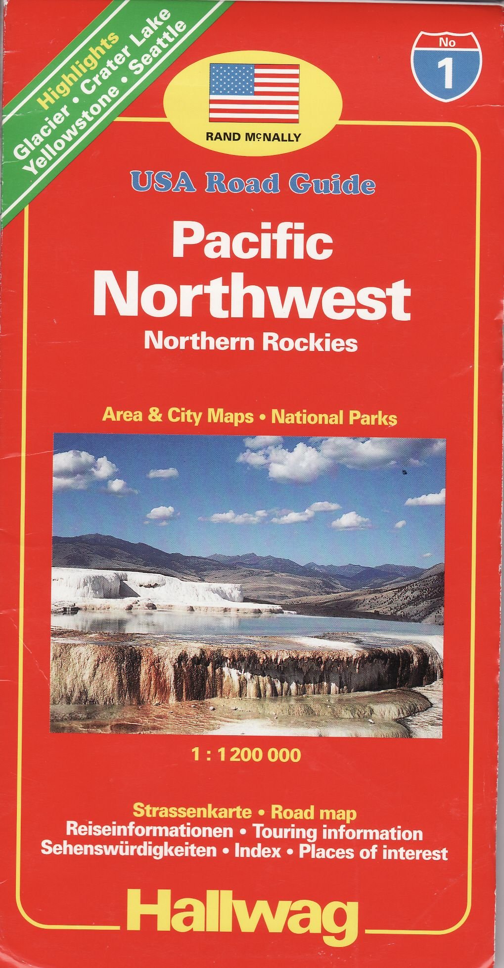 Hallwag USA Road Guide, No.1, Pacific Northwest (Hallwag Strassenkarten) Leisure, Home & Garden