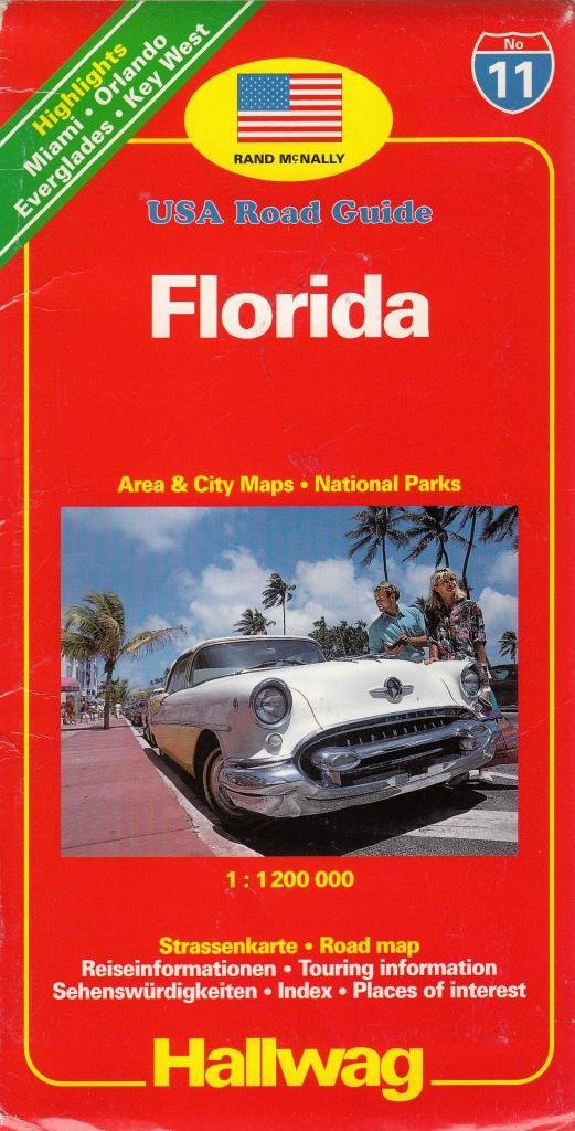Hallwag USA Road Guide, No.11, Florida (Hallwag Strassenkarten) Leisure, Home & Garden