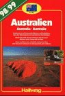 Australien Strassen und Städte 1998/99: Strassenübersicht mit Seitenverweisen, Strassenkarten mit Sehenswürdigkeiten, Ortsindex, Stadtplänen, Informationen über Nationalparks (Hallwag Führer) Leisure, Home & Garden