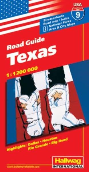 Hallwag USA Road Guide, No.9, Texas (Hallwag Strassenkarten) Leisure, Home & Garden
