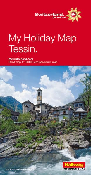 Meine Ferienkarte Tessin 1 : 120 000. Strassenkarte book
