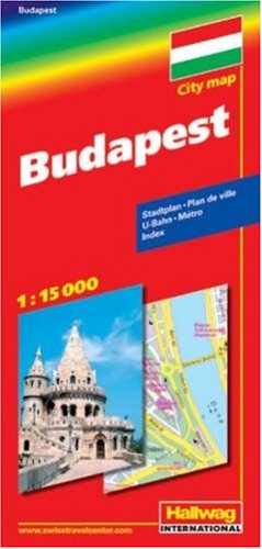 Budapest: Stadtplan. Massstab 1:15000: Grossraum Budapest, Transit, Index Leisure, Home & Garden