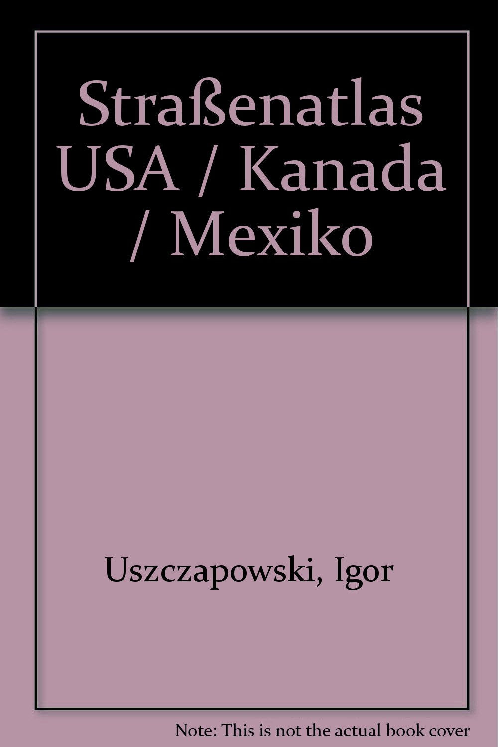 USA Kanada Strassenatlas (Hallwag Führer) Leisure, Home & Garden