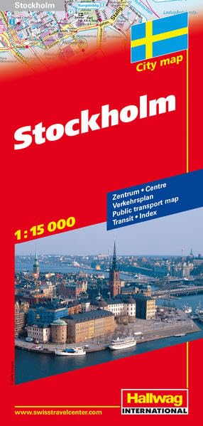 Stockholm City Map 1 : 15 000 Leisure, Home & Garden