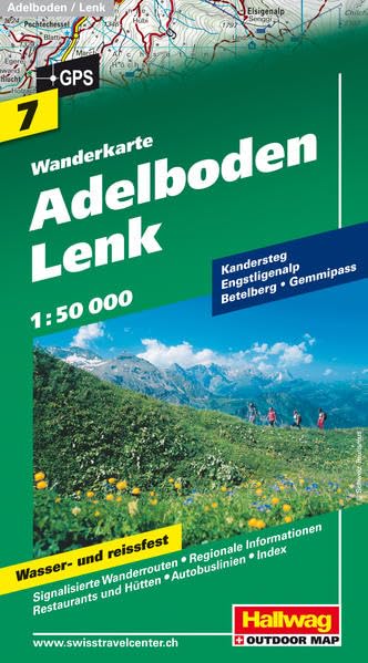 Adelboden, Lenk Wanderkarte Nr. 7, 1:50 000 Leisure, Home & Garden