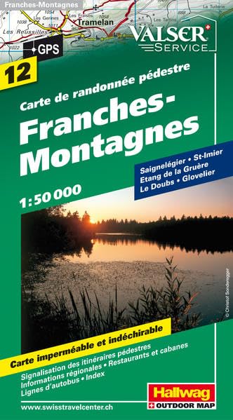 Wanderkarte Franches-Montagnes 1 : 50 000 book