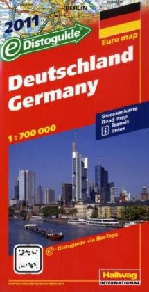 Deutschland 2010. 1 : 700 000: Straßenkarte mit Distoguide, Transit und Index Maps & Plans
