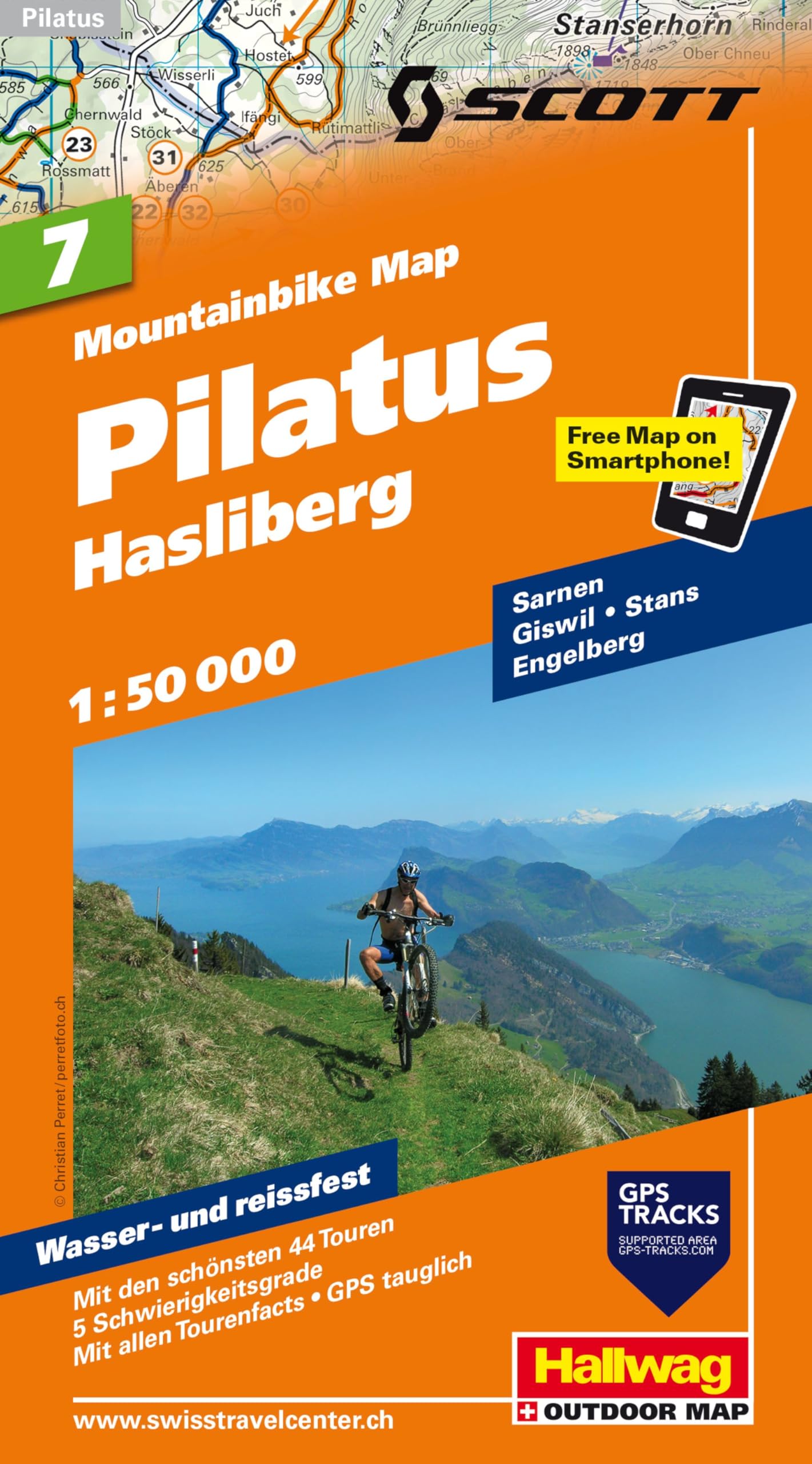 Hallwag Mountainbike-Karte 7 Pilatus 1:50.000: Mit Hasliberg. Wetterfest, detailliert und mit den besten Trails Leisure, Home & Garden