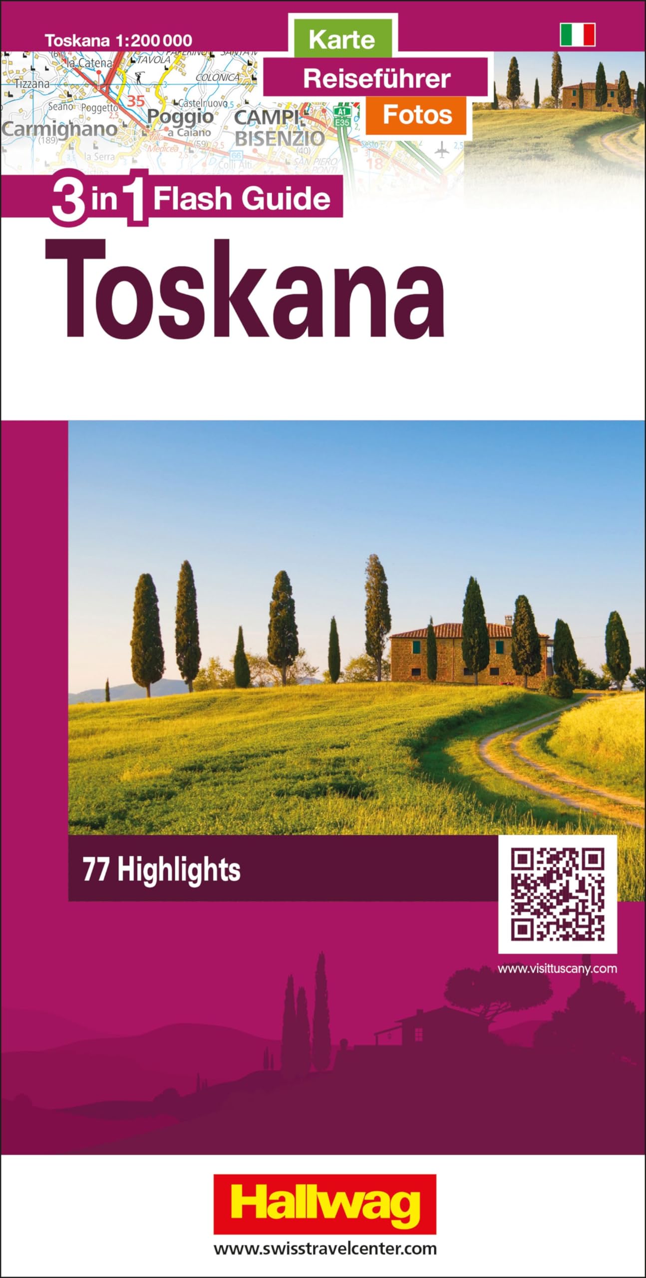 Hallwag Flash Guide Toskana Leisure, Home & Garden