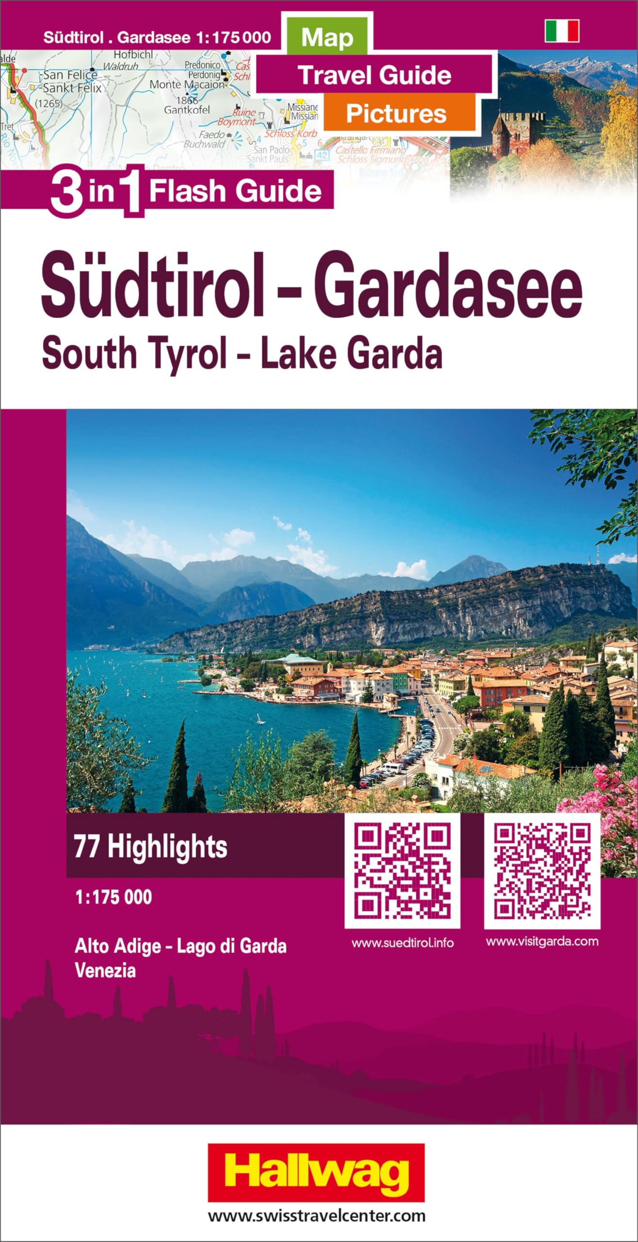 Hallwag Flash Guide Südtirol, Gardasee Leisure, Home & Garden