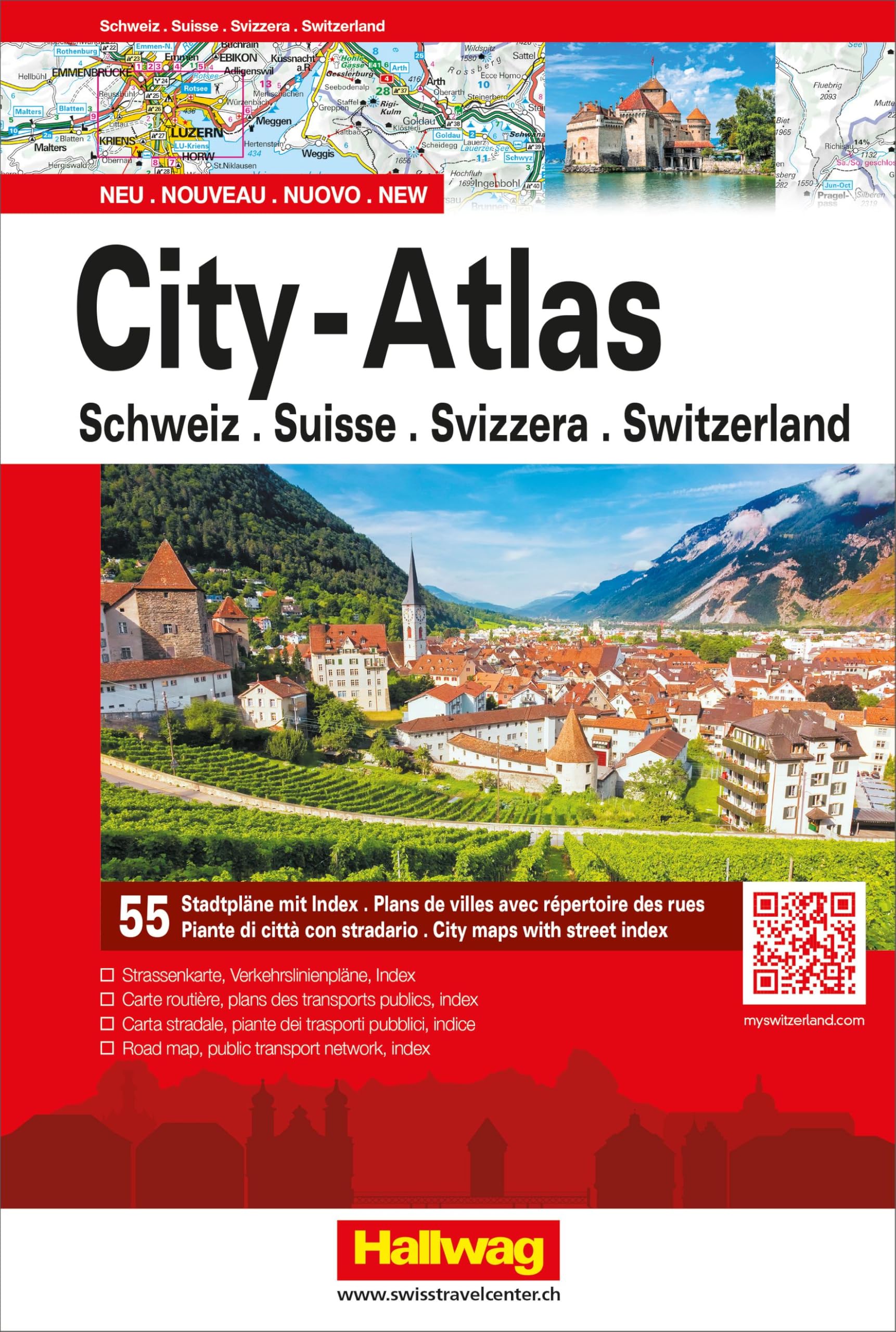 Autoatlas Schweiz City-Atlas Leisure, Home & Garden