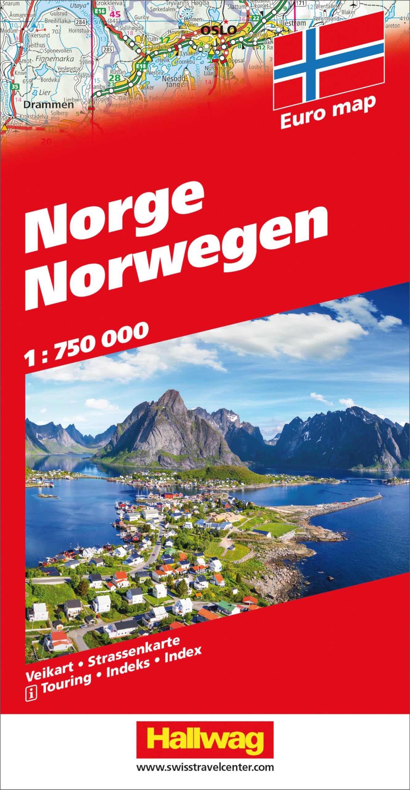 Straßenkarte Norwegen 1:750 000 Leisure, Home & Garden