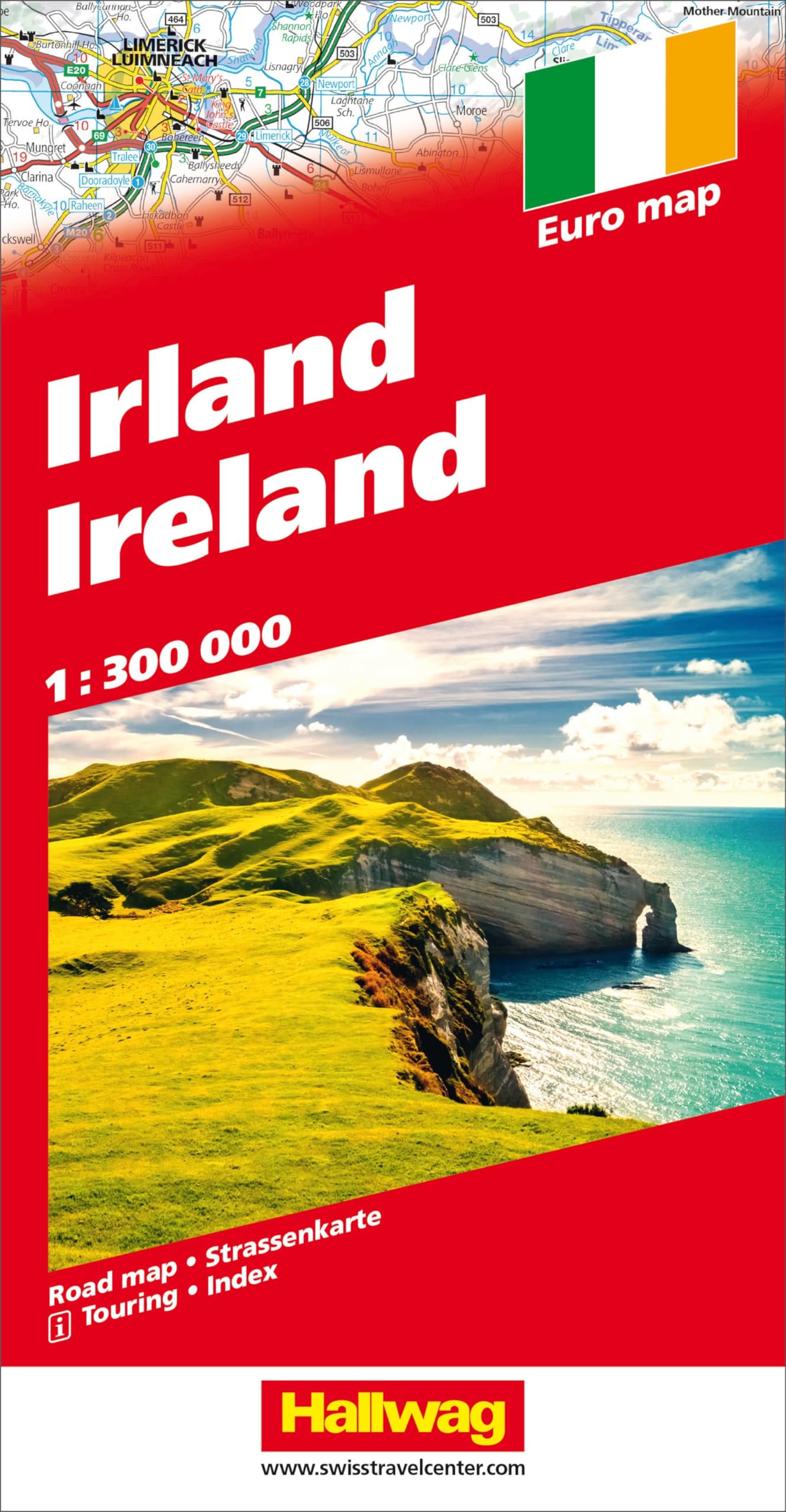 Hallwag Strassenkarte Irland 1:300.000: Inkl. Stadtpläne, Ortsverzeichnis und Reiseinformationen Leisure, Home & Garden