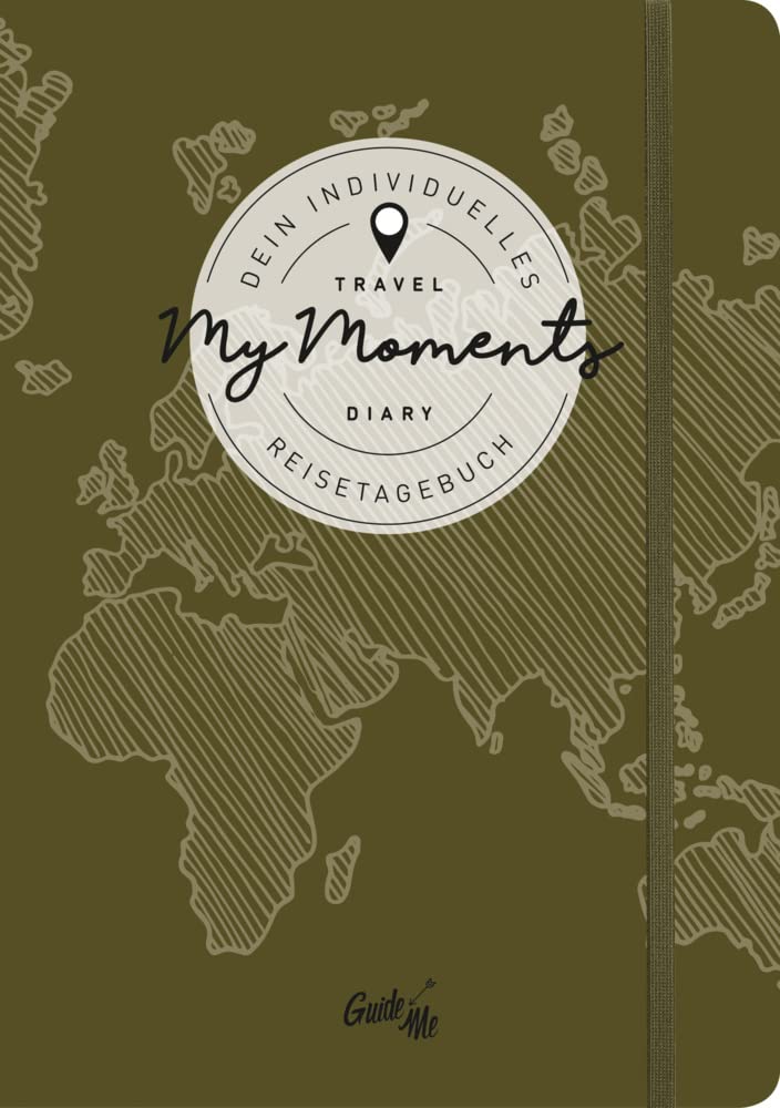 GuideMe Travel Diary "Welt" – individuelles Reisetagebuch: Individuelles Reisetagebuch mit freien Seiten, Zeigewörterbuch, kleinen Extras & Stickerbogen (Dumont GuideMe) Leisure, Home & Garden