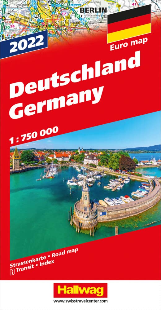 Deutschland 2022 Strassenkarte 1:750 000 book