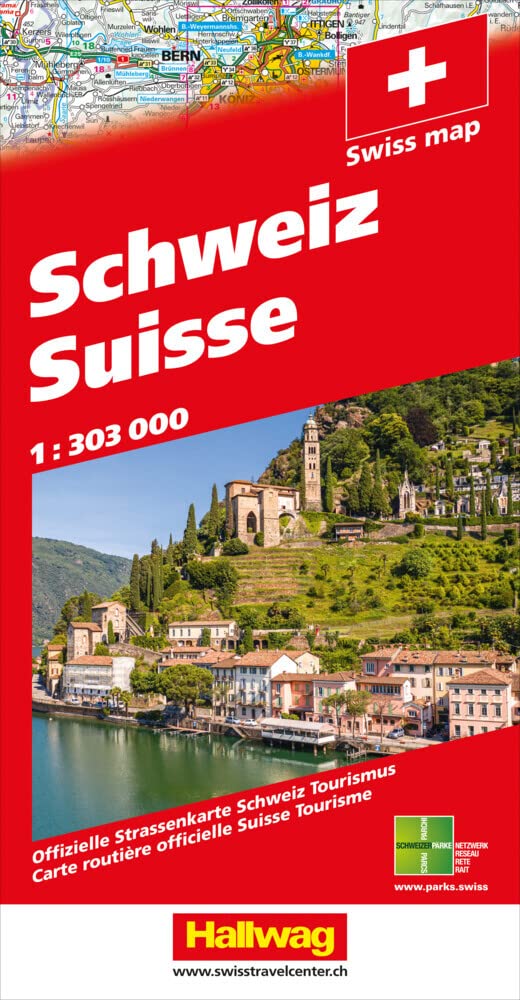 Schweiz 2021 Strassenkarte 1:303 000  Laufzeit bis 2025 book