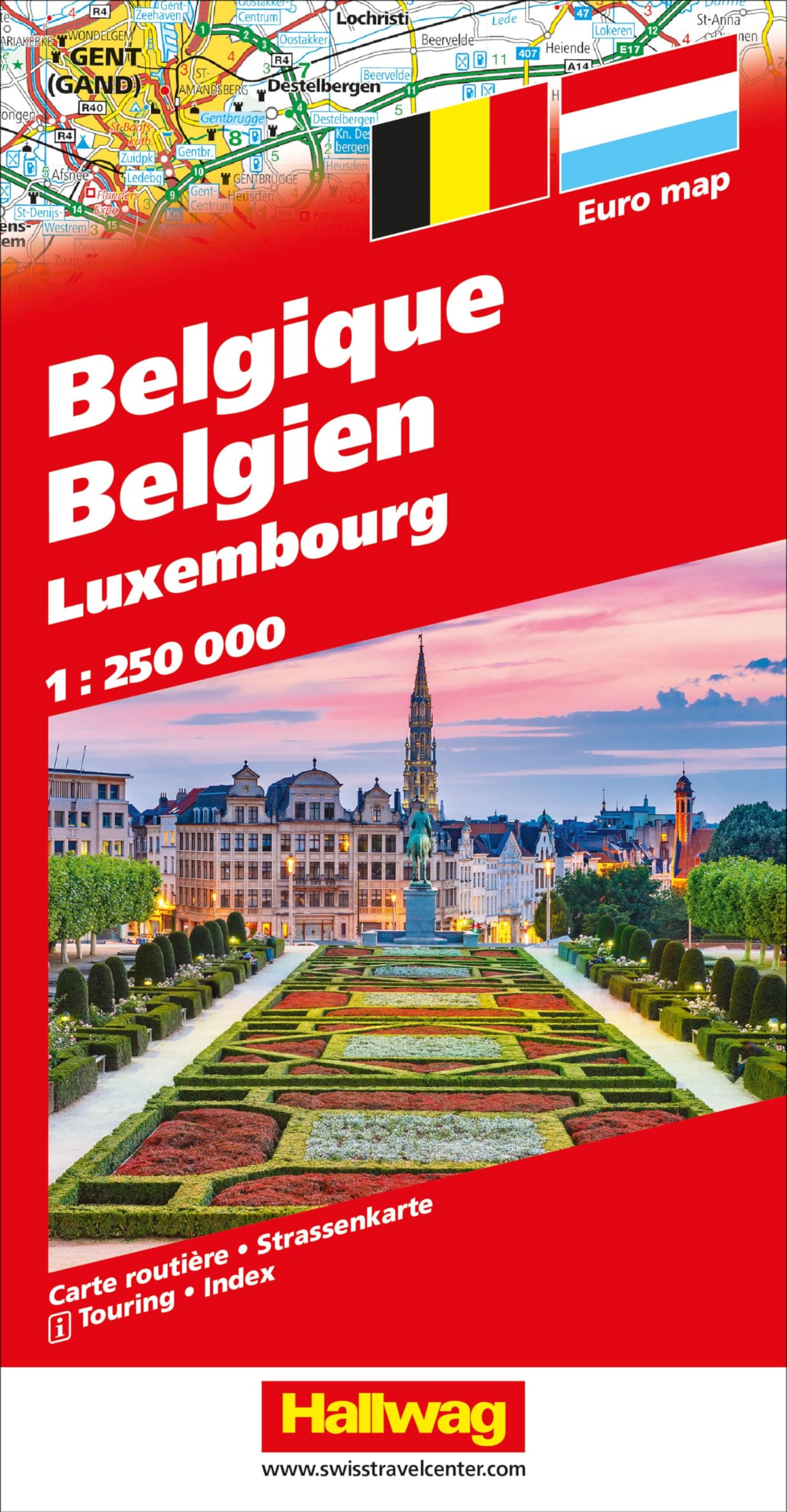 Hallwag Strassenkarte Belgien 1:250.000: Mit Luxemburg. Inkl. Stadtpläne, Ortsverzeichnis und Reiseinformationen Leisure, Home & Garden