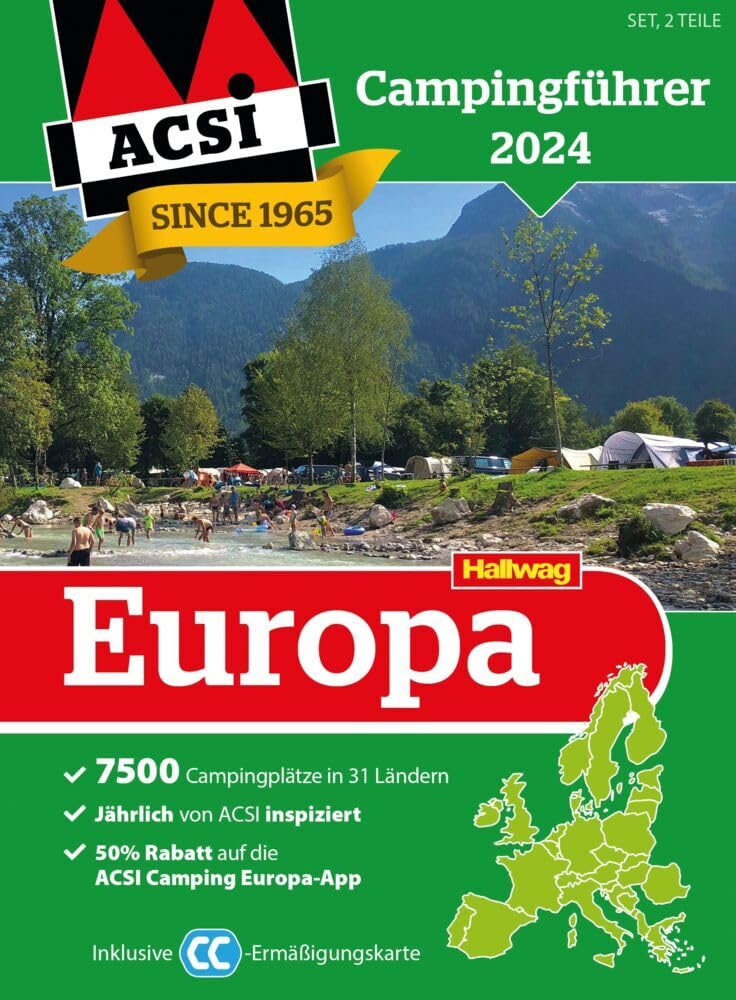 ACSI Campingführer Europa 2024 book