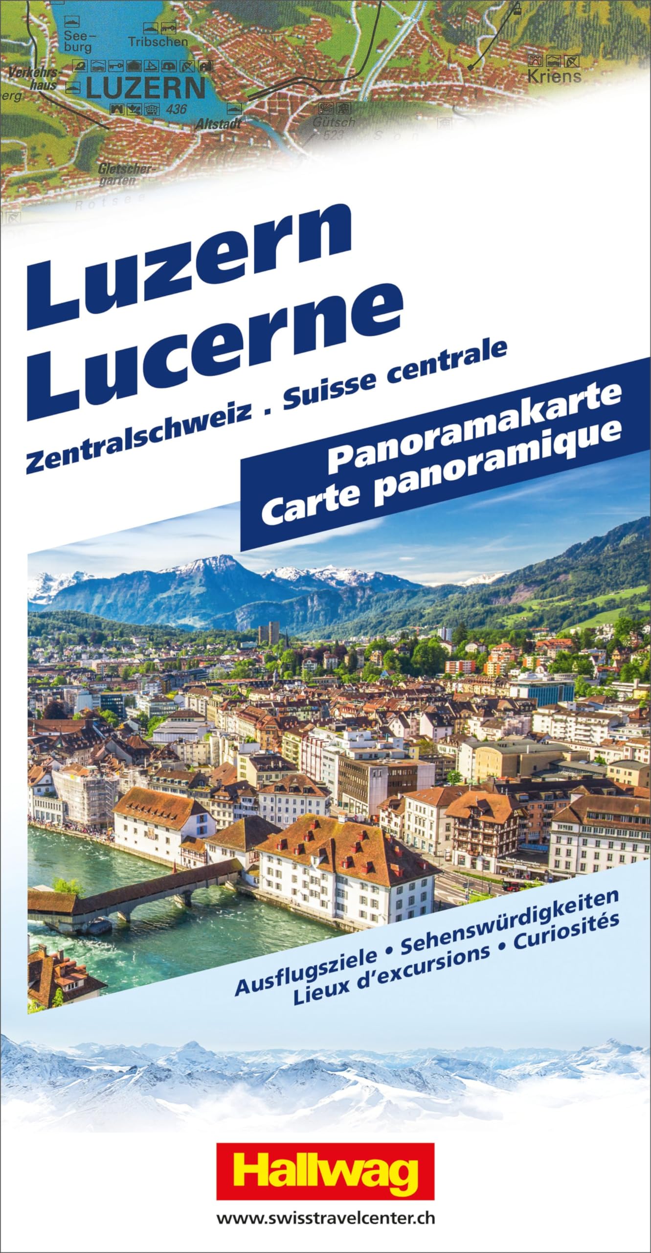 Hallwag Panoramakarte Luzern Leisure, Home & Garden